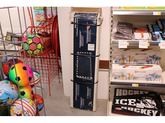 Voetbalgoal hudora, afm. 300 x 90 x 160 cm. - afbeelding 1 van  2