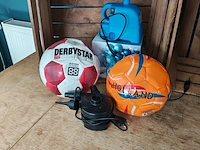 Voetballen met ballon pomp - afbeelding 1 van  3
