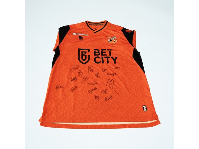 Voetbalshirt - fc volendam robey, oranje, gesigneerd, xxl - afbeelding 1 van  2