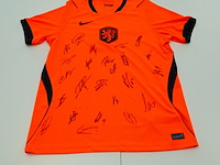 Voetbalshirt - nederlands elftal nike, oranje, gesigneerd, l - afbeelding 1 van  1