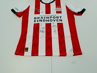 Voetbalshirt - psv puma, rood/wit, gesigneerd, m - afbeelding 1 van  2