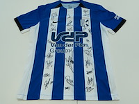 Voetbalshirt - quick boys nike, blauw/wit, gesigneerd, l - afbeelding 1 van  2
