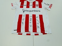 Voetbalshirt - top oss jdh, rood/wit, gesigneerd, s - afbeelding 1 van  2