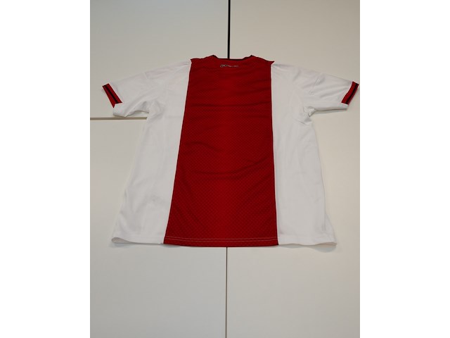 Voetbalshirt ajax adidas, rood/wit, gesigneerd, l - afbeelding 1 van  2