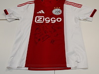 Voetbalshirt ajax adidas, rood/wit, gesigneerd, l - afbeelding 2 van  2
