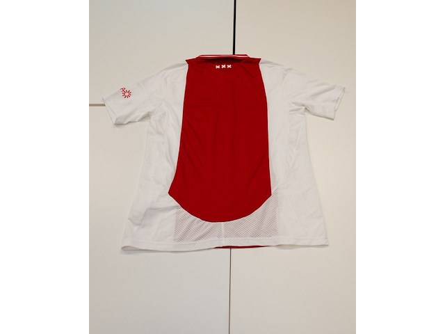 Voetbalshirt ajax adidas, rood/wit, gesigneerd, m - afbeelding 2 van  2