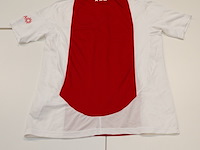 Voetbalshirt ajax adidas, rood/wit, gesigneerd, m - afbeelding 2 van  2