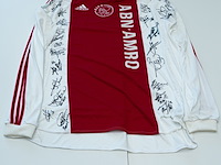 Voetbalshirt ajax selectie 2007, adidas, rood/wit, gesigneerd, xl - afbeelding 1 van  2