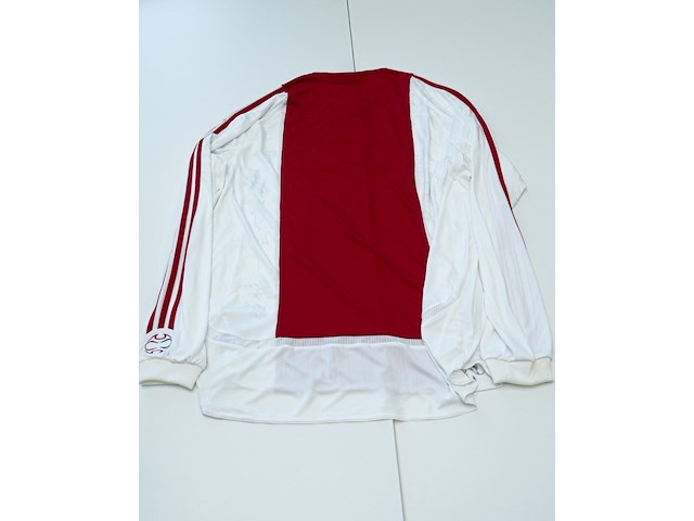 Voetbalshirt ajax selectie 2007, adidas, rood/wit, gesigneerd, xl - afbeelding 2 van  2
