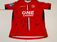 Voetbalshirt almere city craft, rood, gesigneerd, s - afbeelding 1 van  2
