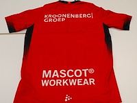 Voetbalshirt almere city craft, rood, gesigneerd, s - afbeelding 2 van  2