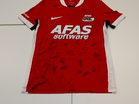 Voetbalshirt az alkmaar nike, rood, gesigneerd, l - afbeelding 1 van  2