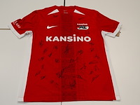Voetbalshirt az alkmaar nike, rood, gesigneerd, m - afbeelding 1 van  2