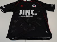 Voetbalshirt excelsior robey, zwart/wit, gesigneerd, l - afbeelding 1 van  2