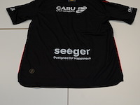 Voetbalshirt excelsior robey, zwart/wit, gesigneerd, l - afbeelding 2 van  2