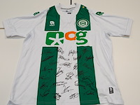 Voetbalshirt fc groningen robey, groen/wit, gesigneerd, m - afbeelding 1 van  2