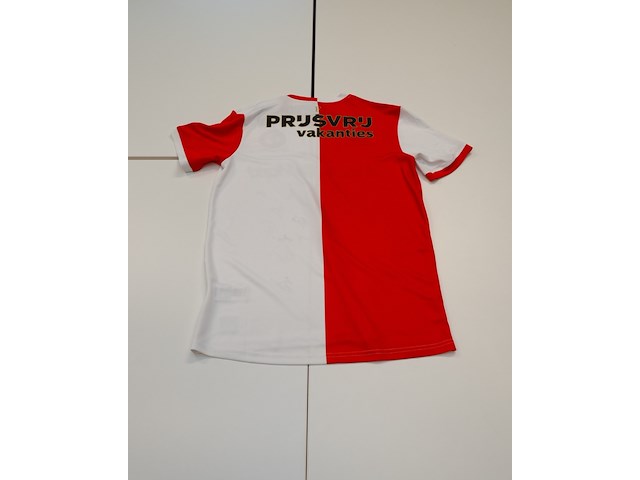 Voetbalshirt feyenoord castore, rood/wit, gesigneerd, l - afbeelding 2 van  3