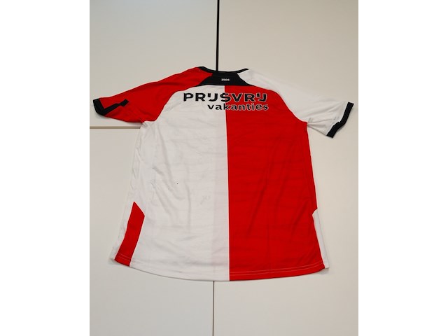 Voetbalshirt feyenoord castore, rood/wit, gesigneerd, m - afbeelding 2 van  2