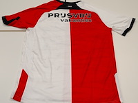 Voetbalshirt feyenoord castore, rood/wit, gesigneerd, m - afbeelding 2 van  2