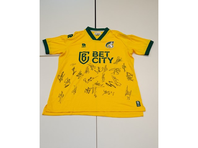 Voetbalshirt fortuna sittard robey, geel, gesigneerd, m - afbeelding 1 van  2