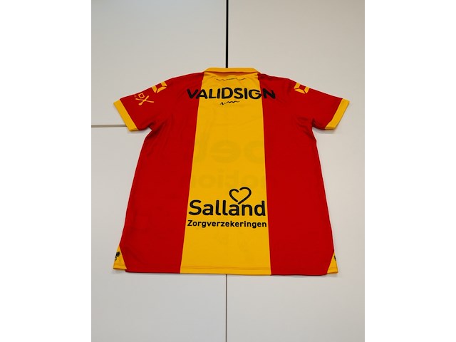 Voetbalshirt go head eagles stanno, rood/geel, gesigneerd, m - afbeelding 2 van  2