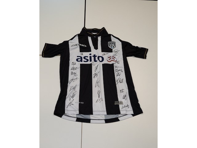 Voetbalshirt heracles almelo acerbis, zwart /wit, gesigneerd, m - afbeelding 1 van  2