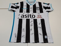Voetbalshirt heracles almelo stanno, zwart/wit, gesigneerd, m - afbeelding 1 van  2