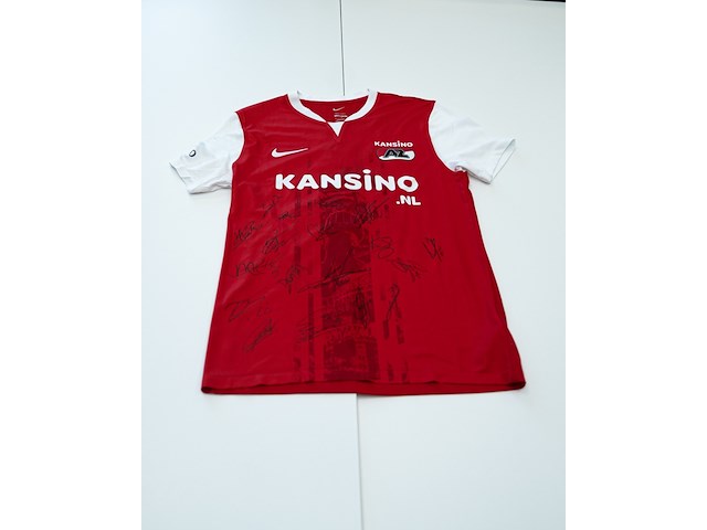 Voetbalshirt jordy clasie, nike, rood/wit, m - afbeelding 1 van  2