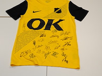 Voetbalshirt nac breda nike, geel/zwart, gesigneerd, m - afbeelding 1 van  2