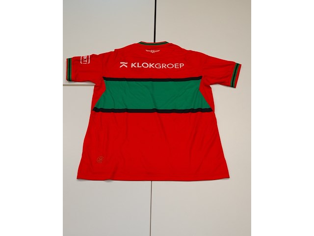 Voetbalshirt nec robey, rood/groen, gesigneerd, m - afbeelding 2 van  2