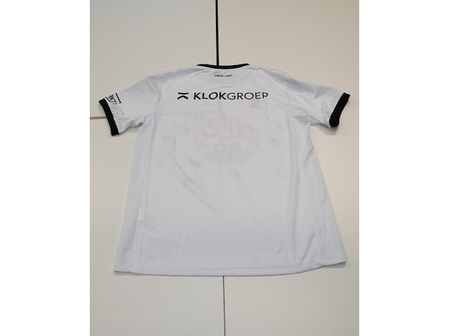 Voetbalshirt nec robey, wit, gesigneerd, m - afbeelding 2 van  2