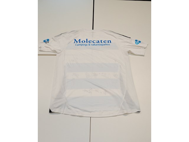 Voetbalshirt pec zwolle adidas, blauw/wit, gesigneerd, m - afbeelding 2 van  2
