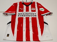 Voetbalshirt psv puma, rood/wit, gesigneerd, m - afbeelding 1 van  2