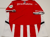 Voetbalshirt psv puma, rood/wit, gesigneerd, m - afbeelding 2 van  2