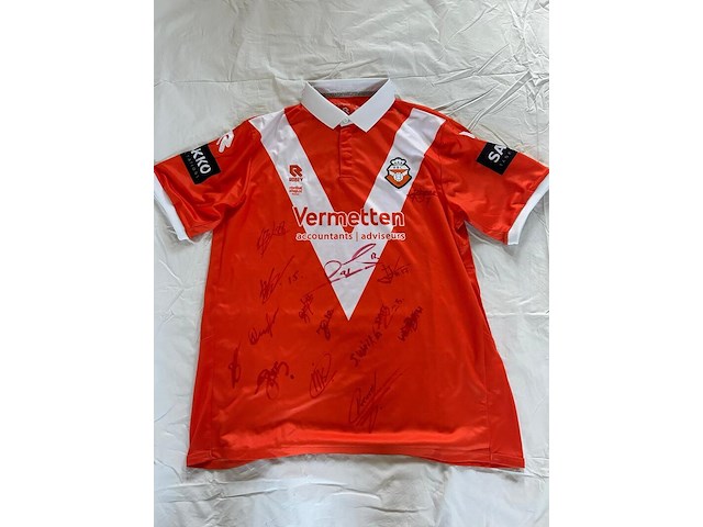 Voetbalshirt rbc, gesigneerd door selectie robey, oranje, gesigneerd, xxl - afbeelding 1 van  2