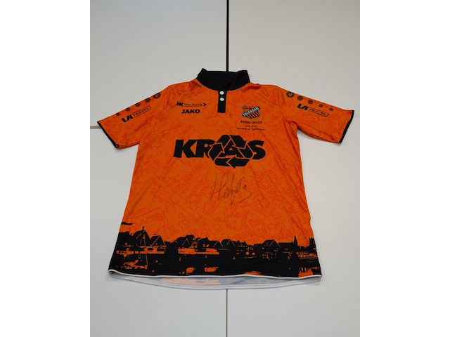 Voetbalshirt rkav volendam jako, oranje, gesigneerd, m - afbeelding 1 van  2