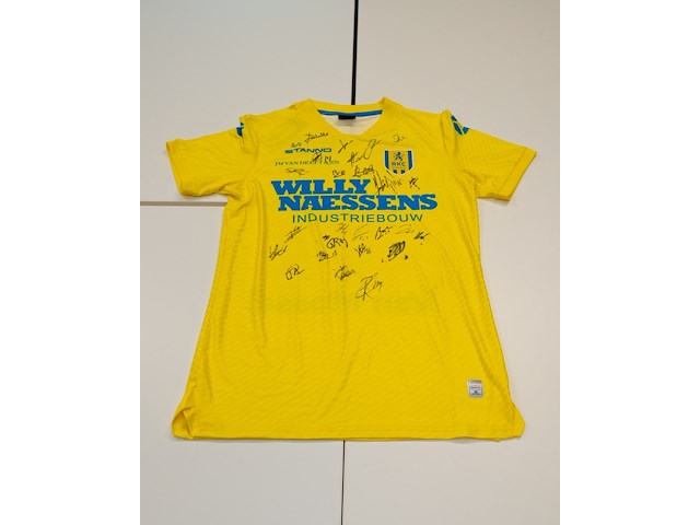 Voetbalshirt rkc stanno, geel, gesigneerd, l - afbeelding 1 van  2