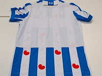 Voetbalshirt sc heerenveen macron, blauw/wit, gesigneerd, xl - afbeelding 2 van  2