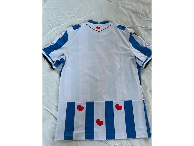 Voetbalshirt sc heerenveen, macron, wit/blauw, l - afbeelding 2 van  2