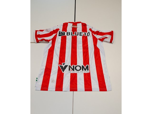 Voetbalshirt sparta rotterdam robey, rood/wit, gesigneerd, m - afbeelding 2 van  2