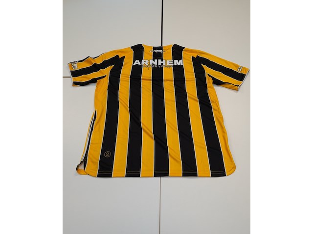 Voetbalshirt vitesse robey, geel/zwart, gesigneerd, xl - afbeelding 2 van  2