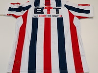 Voetbalshirt willem ii robey, rood/wit/blauw, gesigneerd, s - afbeelding 2 van  2