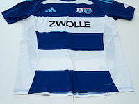 Voetbalshirt zwolle originals matchday, gesigneerd door koen kostons adidas, blauw/wit, gesigneerd, l - afbeelding 2 van  2