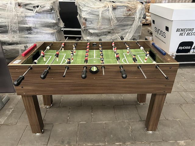 Voetbaltafel 66x136x88 top shot - afbeelding 1 van  5