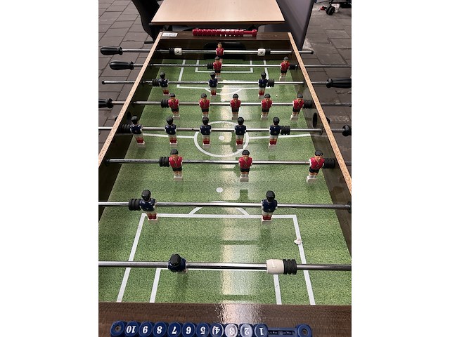 Voetbaltafel 66x136x88 top shot - afbeelding 3 van  5