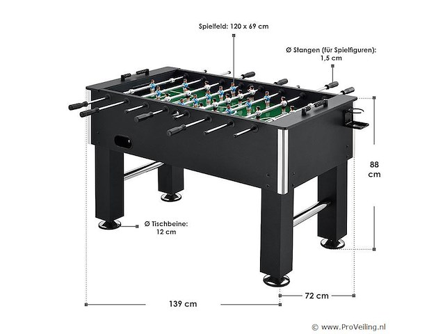 Voetbaltafel wuzzler - afbeelding 15 van  16
