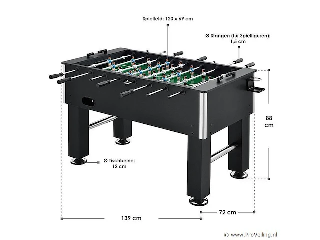 Voetbaltafel wuzzler - afbeelding 15 van  16