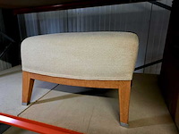 Voetenbank, giorgetti, massimo scolari, beige - afbeelding 1 van  5