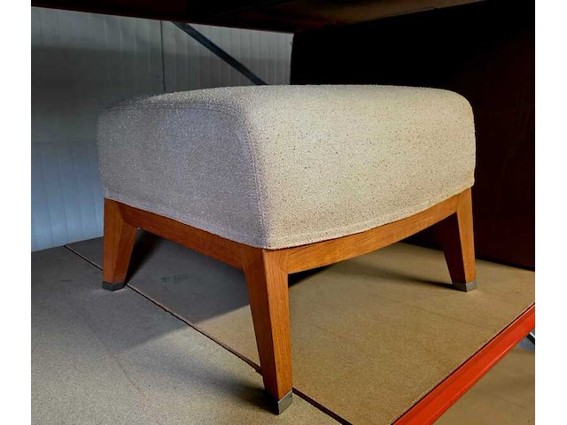 Voetenbank, giorgetti, massimo scolari, beige - afbeelding 2 van  5
