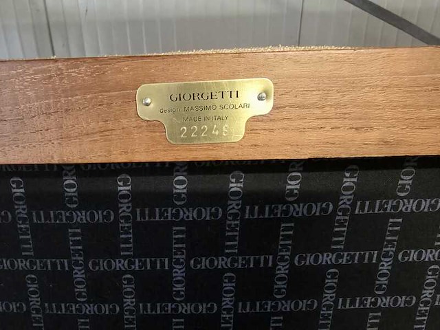 Voetenbank, giorgetti, massimo scolari, beige - afbeelding 4 van  5